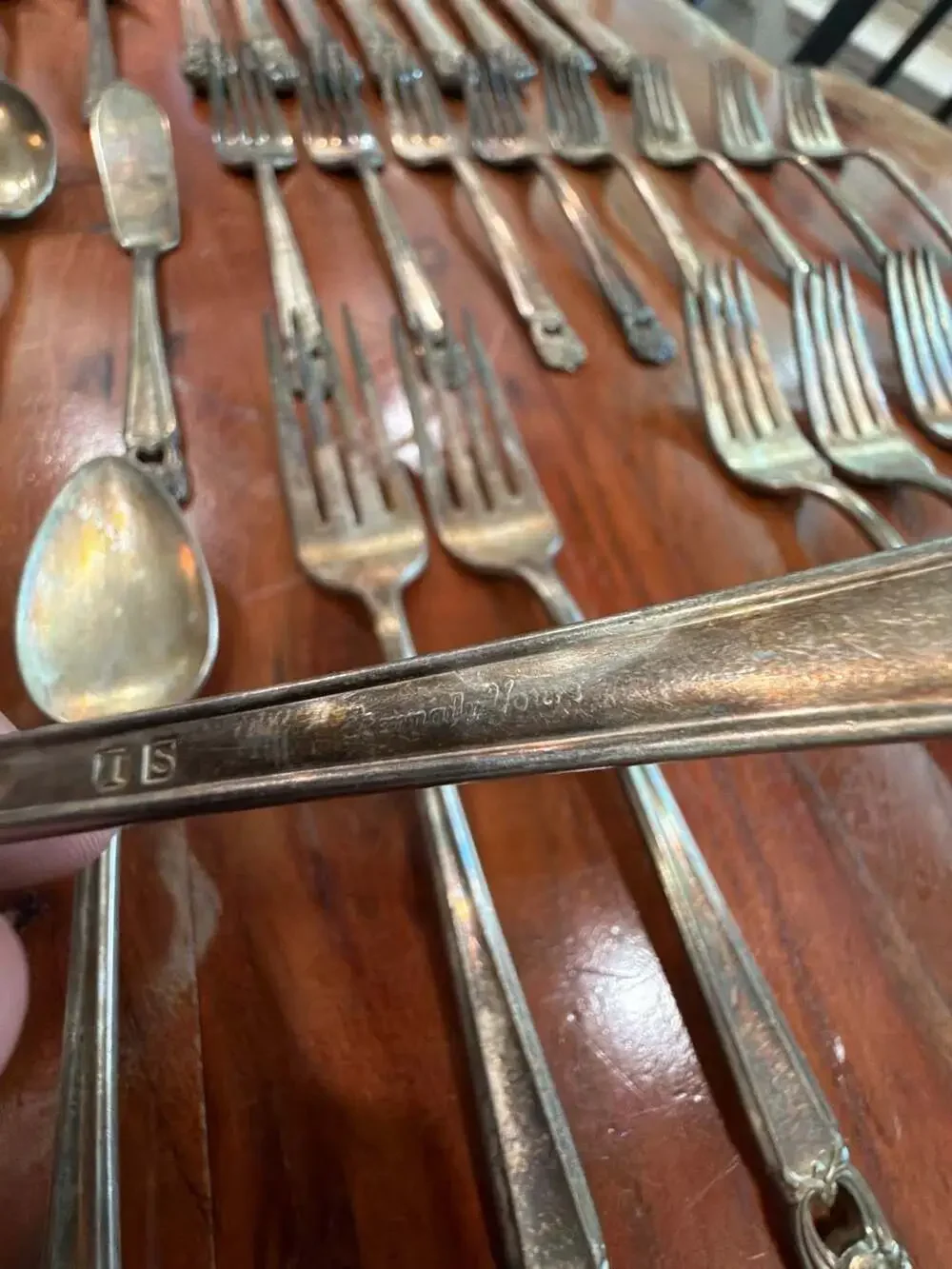 Vintage 1847 Rogers Bros. Eternally Yours Silverplate Flatware Large Lot